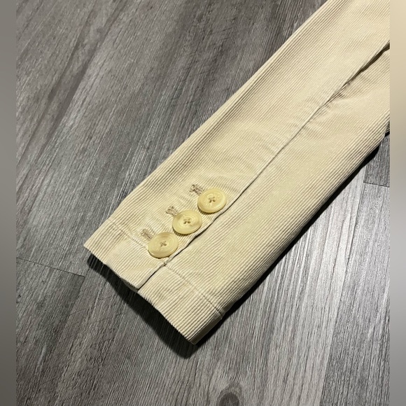 American Eagle Outfitters Beige/Khaki Button Up Blazer-Women’s Sz Medium Stretch - Picture 12 of 13